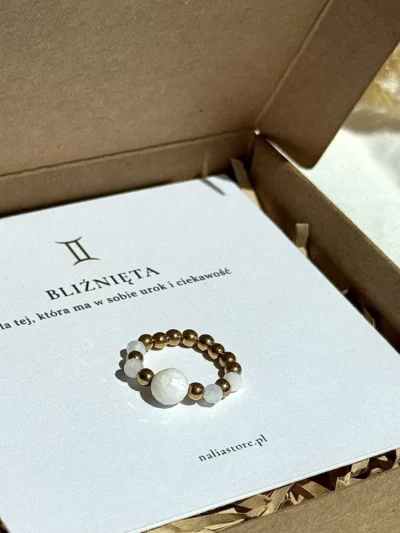 Bliźnięta - Pierścionek zodiakalny