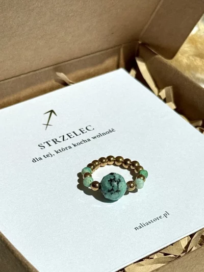Strzelec - Pierścionek zodiakalny