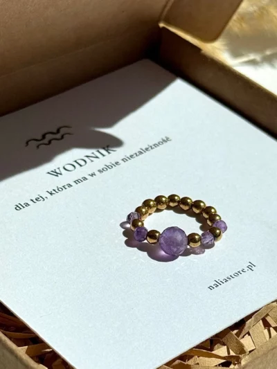 Wodnik - Pierścionek zodiakalny